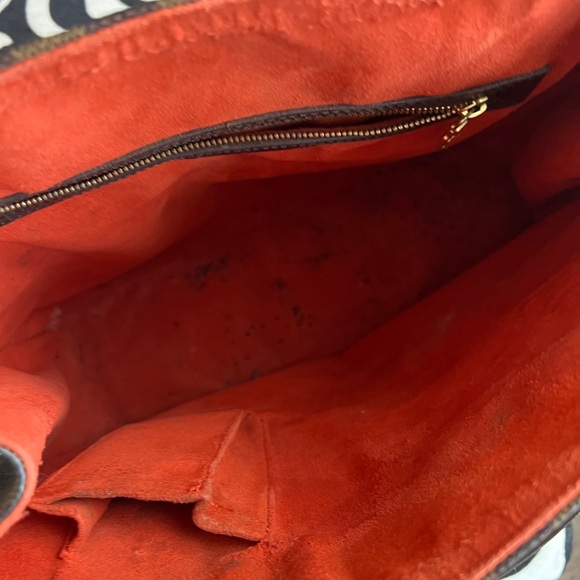 Gorgeous Brown Checkered Tote Shoulder Bag - Picture 7 of 12